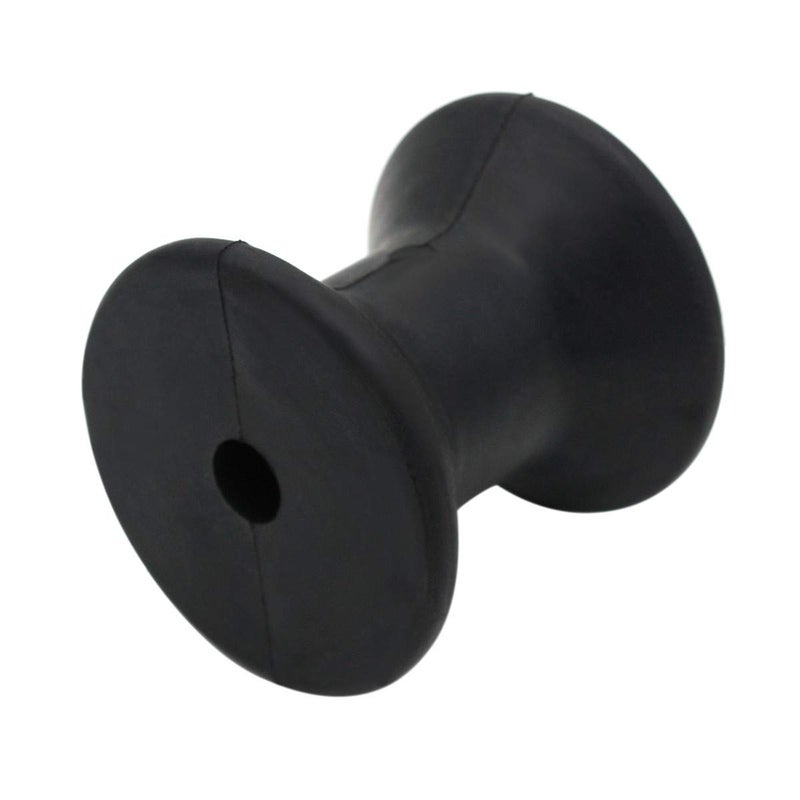 UANOFCN 3" Width Boat Trailer Bow Stop Roller by 1/2" Shaft Non Marking Rubber - Image 1